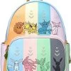Loungefly Pokemon Eeveelutions Womens Double Strap Shoulder Bag Purse - Multi-Color