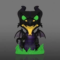 FUNKO Pop! Jumbo: Disney - Maleficent Dragon, Amazon Exclusive (Glow In The Dark) -Toy World Shop 81DjxSaXK8S. AC SX679