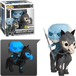 FUNKO Pop! Rides: Game Of Thrones – Glow In The Dark White Walker And Horse Vinyl Figure, Amazon Exclusive