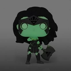 FUNKO Pop! Heroes: Wonder Woman 80th Anniversary - Glow In The Dark Black Lantern Wonder Woman, Amazon Exclusive, 3.75 Inches -Toy World Shop 81NXtDYfSXL. AC SX679