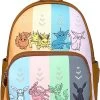 Loungefly Pokemon Eeveelutions Womens Double Strap Shoulder Bag Purse - Brown -Toy World Shop 81UgqW6t gL. AC SY695. SX. UX. SY. UY
