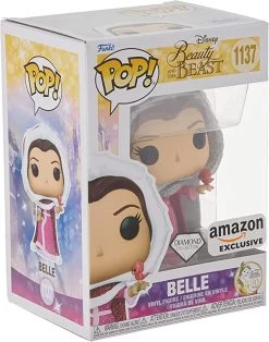 FUNKO Pop! Disney: Beauty And The Beast - Winter Belle, Diamond Glitter, Amazon Exclusive