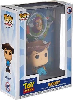 FUNKO Pop! VHS Cover: Disney - Toy Story, Woody Holding Lenny (Amazon Exclusive)