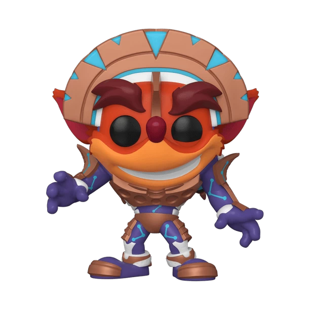 POP! Games: Crash Bandicoot - Crash In Mask Armor (Metallic) - 2021 FunKon Exclusive 4 POP! Games: Crash Bandicoot - Crash In Mask Armor (Metallic) - 2021 FunKon Exclusive - Image 2