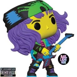 FUNKO Stranger Things Eddie With Guitar BlacklightPop! Vinyl Figure #1462 - Entertainment Earth Exclusive