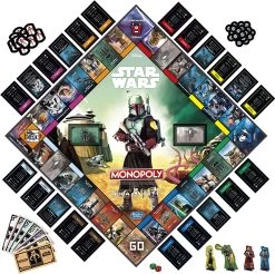 STAR WARS MONOPOLY:Boba Fett Edition Board Game