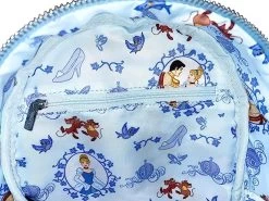 LOUNGEFLY Disney Cinderella Cosplay Mini-Backpack -Toy World Shop 91foaNmP8HL. AC UX575