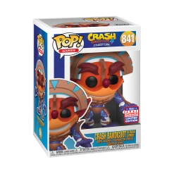 POP! Games: Crash Bandicoot - Crash In Mask Armor (Metallic) - 2021 FunKon Exclusive