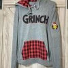 Universal Studios Dr. Seuss The Grinch Buffalo Plaid Hoodie