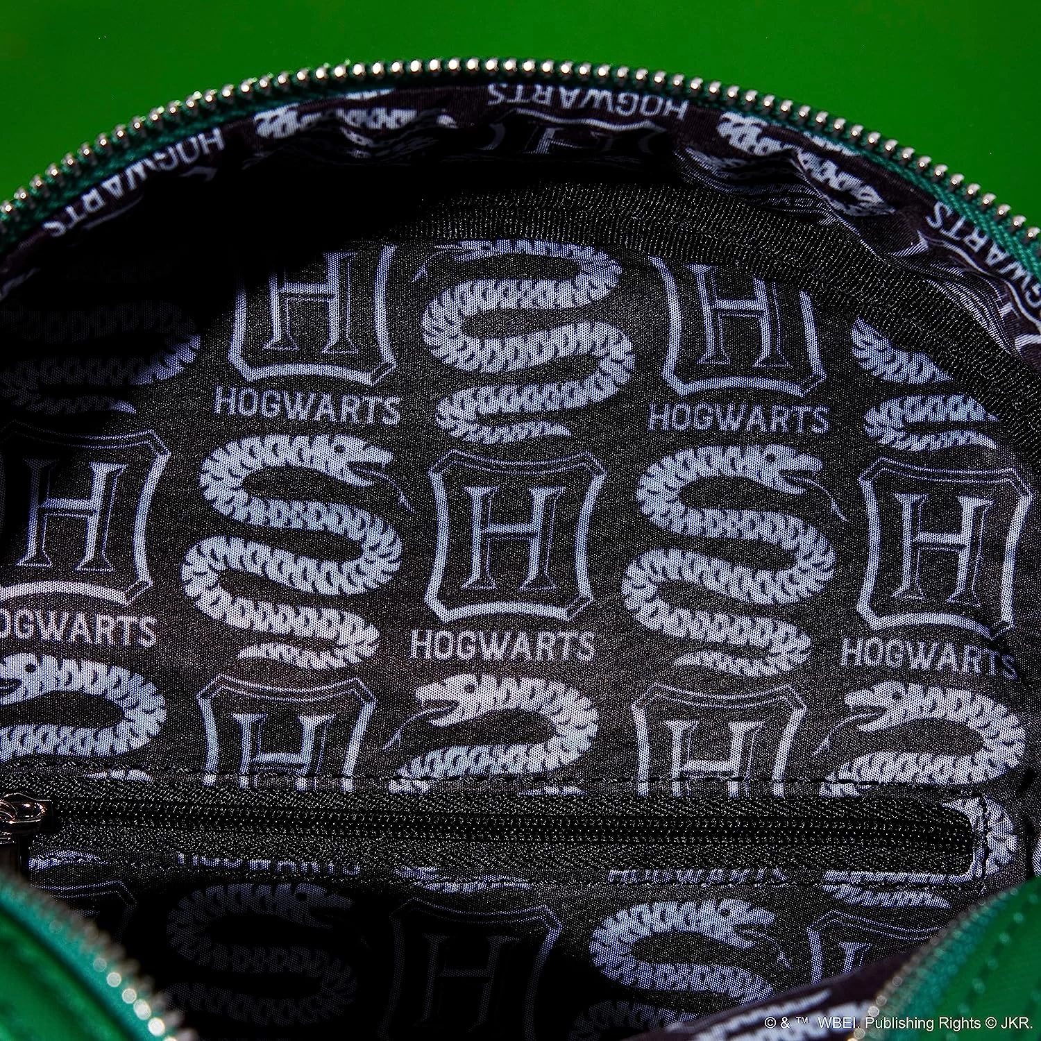 LOUNGEFLY Harry Potter 'Choose Your House' Collection: Slytherin House Mini-Backpack - Amazon Exclusive 7 LOUNGEFLY Harry Potter 'Choose Your House' Collection: Slytherin House Mini-Backpack - Amazon Exclusive - Image 5