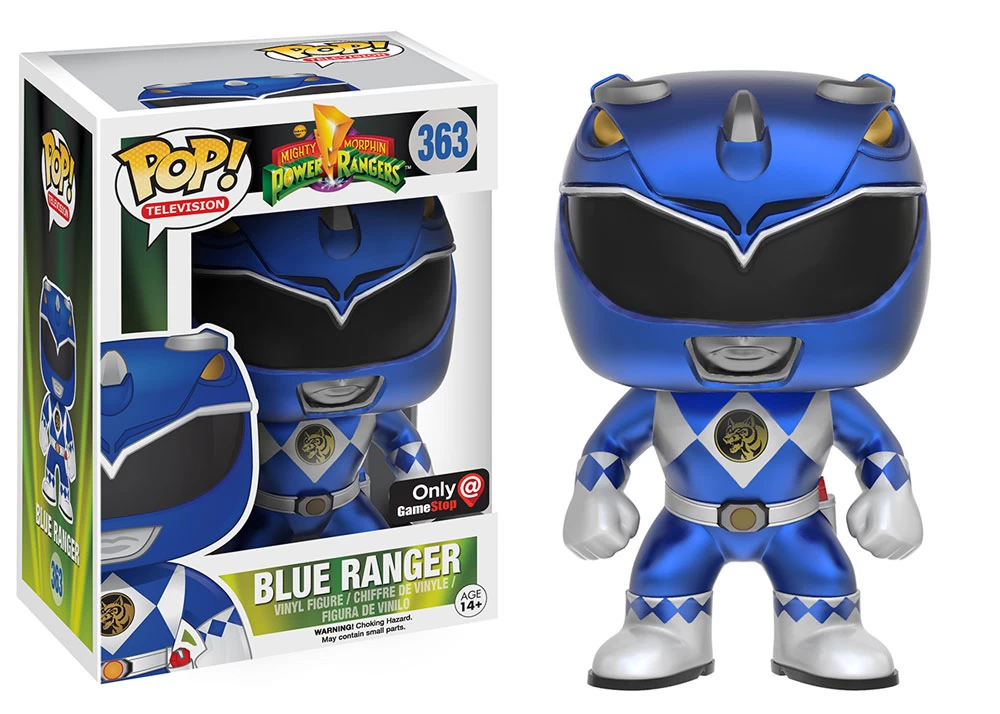 FUNKO Blue Ranger (Metallic) - GameStop Exclusive 3 FUNKO Blue Ranger (Metallic) - GameStop Exclusive