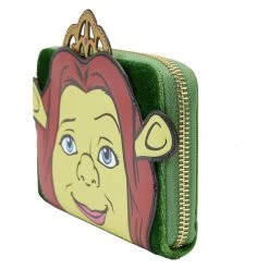 Exclusive - Princess Fiona Zip Around Wallet - Loungefly.com Exclusive -Toy World Shop DWWA0003 LFDREAMWORKSSHREKPRINCESSFIONAZIPAROUNDWALLET0715SIDE
