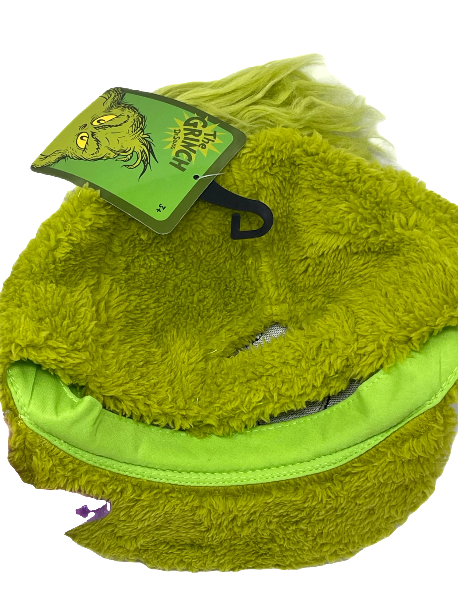 Universal Studios Dr Seuss The Grinch Fuzzy Baseball Hat For Adults 4 Universal Studios Dr Seuss The Grinch Fuzzy Baseball Hat For Adults - Image 2