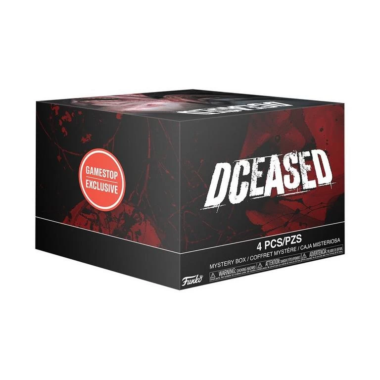 FUNKO DC Dceased Mystery Box 1 POP! Vinyl Figure, Pin, Keychain, And Decal GameStop Exclusive 3 FUNKO DC Dceased Mystery Box 1 POP! Vinyl Figure, Pin, Keychain, And Decal GameStop Exclusive