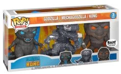 FUNKO Exclusive Godzilla Vs Kong Pop! Vinyl - 3 Pack With MechaGodzilla