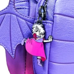Loungefly Disney Sword In The Stone Madam Mim Dragon GITD Cosplay Mini Backpack -Toy World Shop IMG 8741