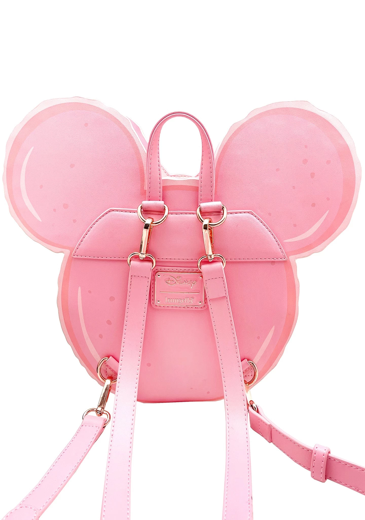 Loungefly Disney Minnie Macaron Convertible Mini Backpack-LASR Exclusive 5 Loungefly Disney Minnie Macaron Convertible Mini Backpack-LASR Exclusive - Image 3