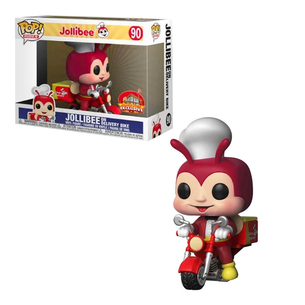 FUNKO Pop! Rides: Jollibee On Delivery Bike #90 Jollibee Store Exclusive 3 FUNKO Pop! Rides: Jollibee On Delivery Bike #90 Jollibee Store Exclusive