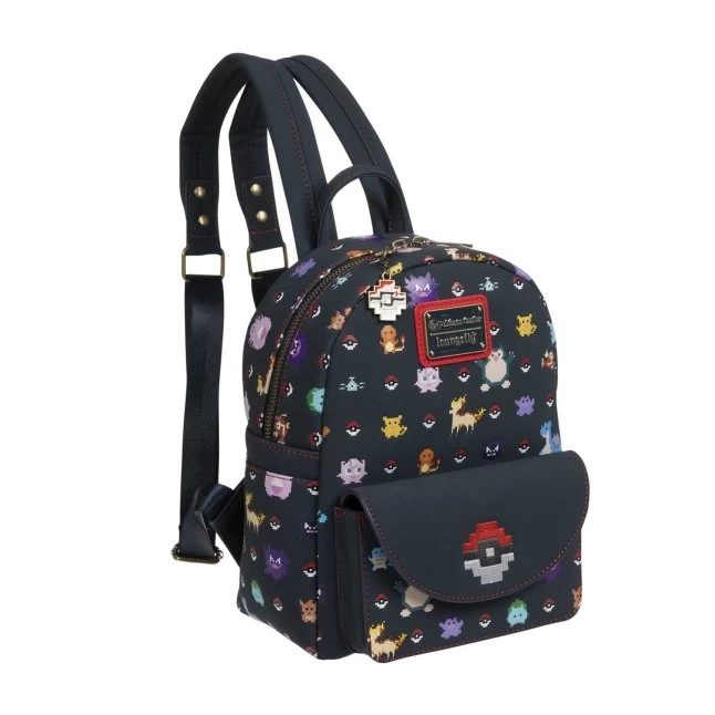 Pokémon Block Art Mini Backpack By Loungefly 5 Pokémon Block Art Mini Backpack By Loungefly - Image 3
