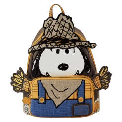 LOUNGEFLY Peanuts Snoopy Scarecrow Cosplay Mini Backpack