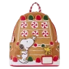 LOUNGEFLY Peanuts Snoopy Gingerbread House Scented Mini Backpack -Toy World Shop PNBK0028 LFPEANUTSSNOOPYGINGERBREADHOUSEMINIBACKPACK36FRONT