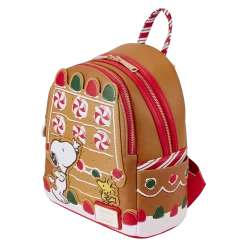 LOUNGEFLY Peanuts Snoopy Gingerbread House Scented Mini Backpack 15 LOUNGEFLY Peanuts Snoopy Gingerbread House Scented Mini Backpack -Toy World Shop PNBK0028 LFPEANUTSSNOOPYGINGERBREADHOUSEMINIBACKPACK38QUARTER