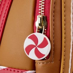 LOUNGEFLY Peanuts Snoopy Gingerbread House Scented Mini Backpack 18 LOUNGEFLY Peanuts Snoopy Gingerbread House Scented Mini Backpack -Toy World Shop PNBK0028 LFPEANUTSSNOOPYGINGERBREADHOUSEMINIBACKPACK41ZIPPER