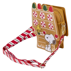 LOUNGEFLY Peanuts Snoopy Gingerbread House Scented Crossbody Bag 13 LOUNGEFLY Peanuts Snoopy Gingerbread House Scented Crossbody Bag -Toy World Shop PNTB0014 LFPEANUTSSNOOPYGINGERBREADHOUSEFIGURALCROSSBODY45QUARTER