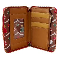 LOUNGEFLY Peanuts Snoopy Gingerbread Wreath Scented Zip Around Wallet 13 LOUNGEFLY Peanuts Snoopy Gingerbread Wreath Scented Zip Around Wallet -Toy World Shop PNWA0021 LFPEANUTSSNOOPYGINGERBREADWREATHZIPAROUNDWALLET56INSIDE