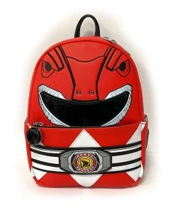 Loungefly Red Power Ranger Cosplay Mini Backpack - Toyz N Fun Exclusive