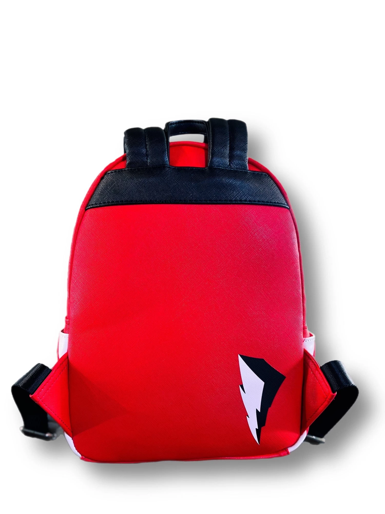 Loungefly Red Power Ranger Cosplay Mini Backpack - Toyz N Fun Exclusive 4 Loungefly Red Power Ranger Cosplay Mini Backpack - Toyz N Fun Exclusive - Image 2