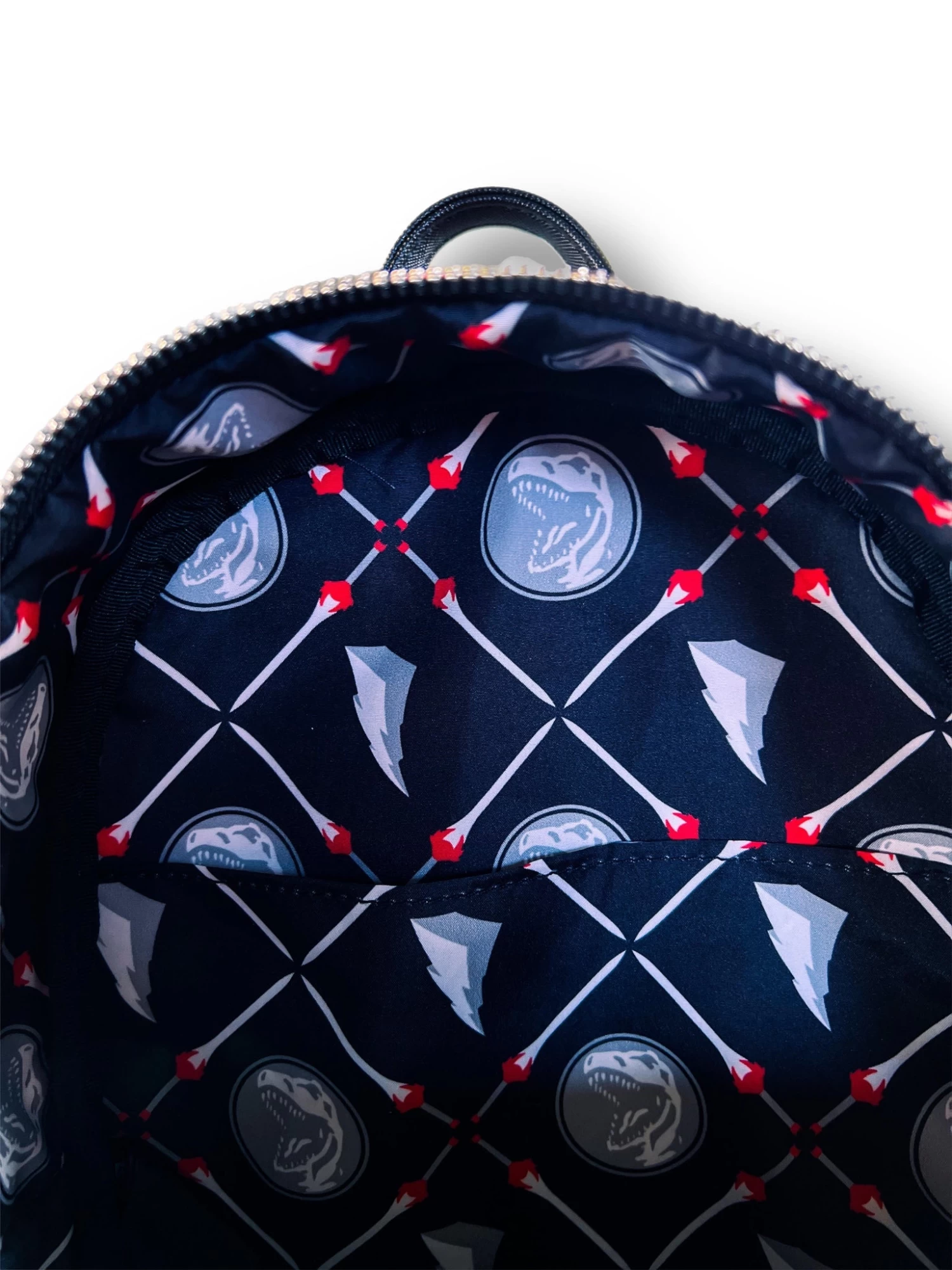 Loungefly Red Power Ranger Cosplay Mini Backpack - Toyz N Fun Exclusive 6 Loungefly Red Power Ranger Cosplay Mini Backpack - Toyz N Fun Exclusive - Image 4