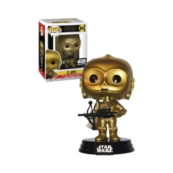 FUNKO C-3PO (Rise Of Skywalker) (with Bowcaster) - Smuggler's Bounty Exclusive