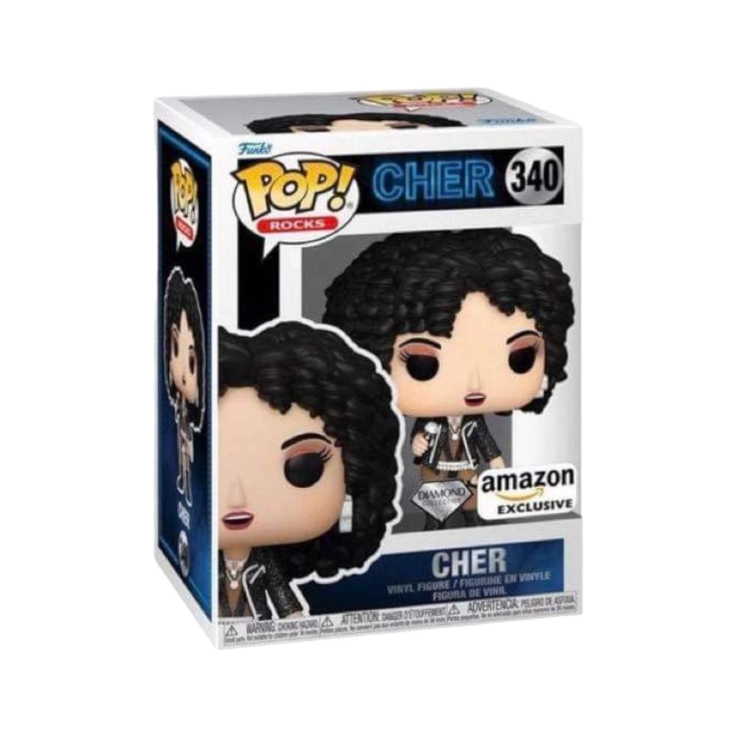 FUNKO Pop! Rocks: Cher - If I Could Turn Back Time, Diamond Glitter, Amazon Exclusive 3 FUNKO Pop! Rocks: Cher - If I Could Turn Back Time, Diamond Glitter, Amazon Exclusive