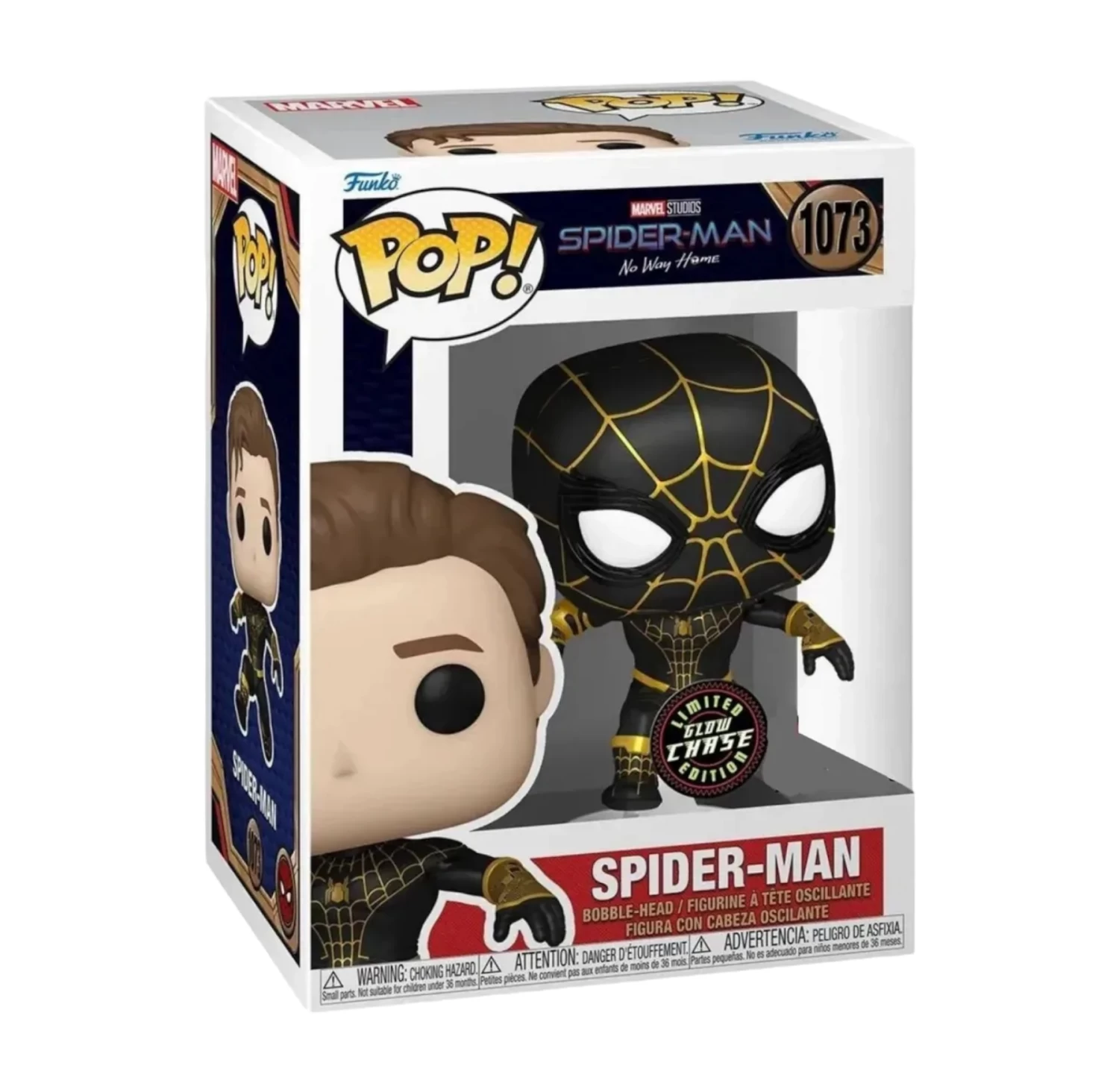 FUNKO Pop! Movies: Spider-Man NWH: Spider-Man (CHASE) #1073 (SE 2022) 3 FUNKO Pop! Movies: Spider-Man NWH: Spider-Man (CHASE) #1073 (SE 2022)