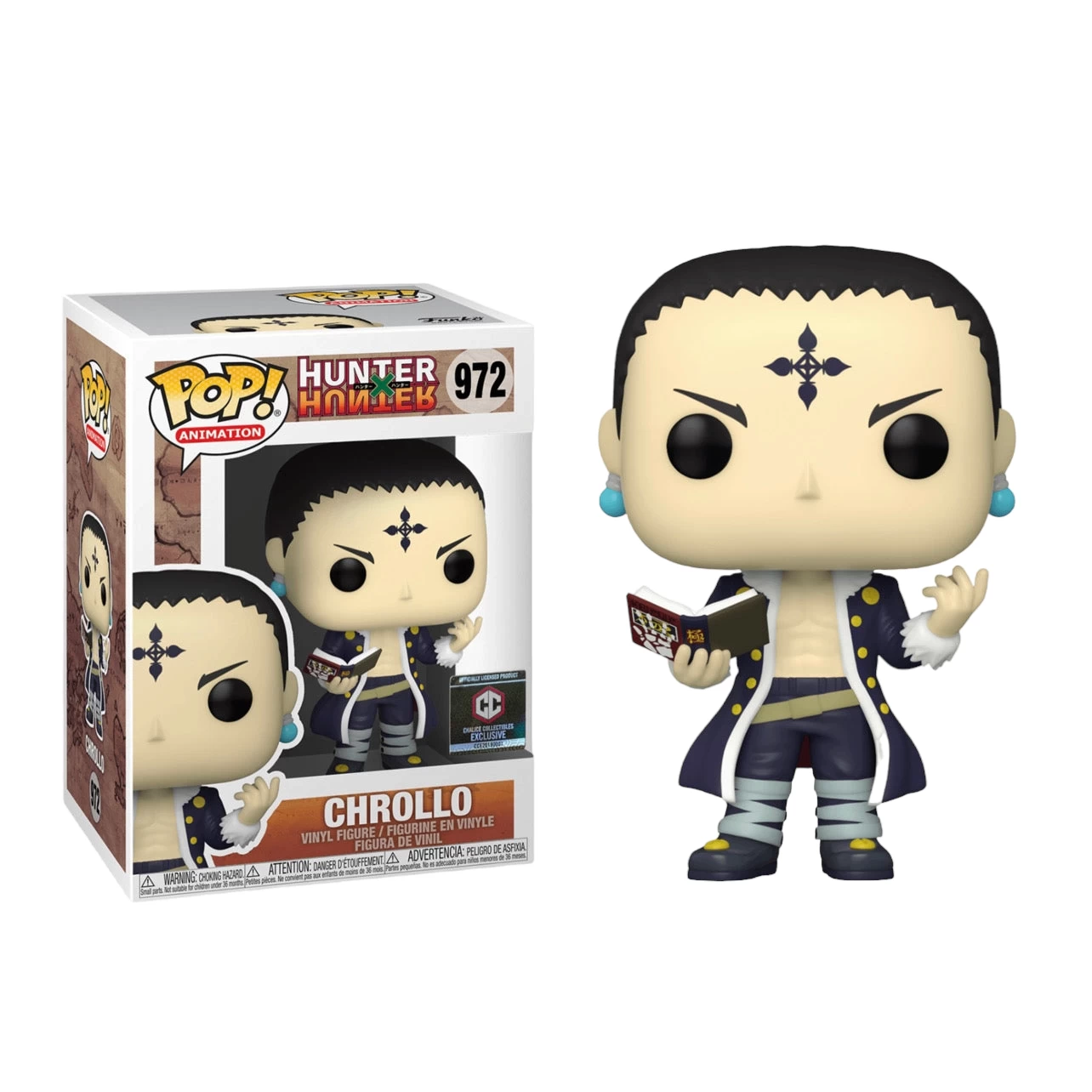 FUNKO Hunter X Hunter: Chrollo Chalice Collectibles ExclusivePop 3 FUNKO Hunter X Hunter: Chrollo Chalice Collectibles ExclusivePop