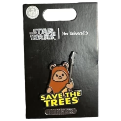 STAR WARS Pin - Ewok Save The Trees