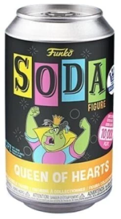 FUNKO Queen Of Hearts Sealed Can - Blacklight