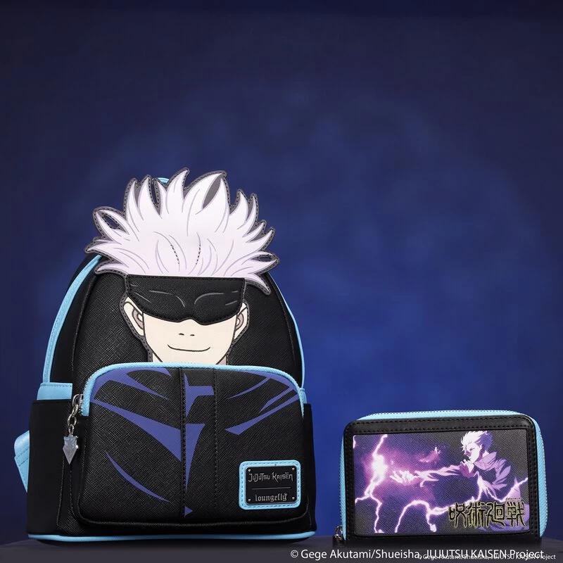 WonderCon Exclusive - JUJUTSU KAISEN Satoru Gojo Cosplay Mini Backpack - Loungefly.com Exclusive 4 WonderCon Exclusive - JUJUTSU KAISEN Satoru Gojo Cosplay Mini Backpack - Loungefly.com Exclusive - Image 2