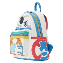 Limited Edition Star Wars BB-8 Pride Bobble-Head Pop! And Bag Bundle - Loungefly.com Exclusive -Toy World Shop STBK0393 LFSTARWARSBB8PRIDEMINIBACKPACK0779SIDE