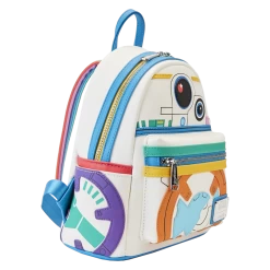 Limited Edition Star Wars BB-8 Pride Bobble-Head Pop! And Bag Bundle - Loungefly.com Exclusive -Toy World Shop STBK0393 LFSTARWARSBB8PRIDEMINIBACKPACK0783SIDE2