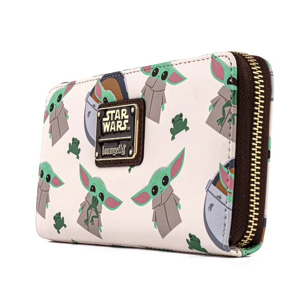 Loungefly Star Wars The Mandalorian Baby Yoda AOP Wallet - Shop Zimo Exclusive 5 Loungefly Star Wars The Mandalorian Baby Yoda AOP Wallet - Shop Zimo Exclusive - Image 3