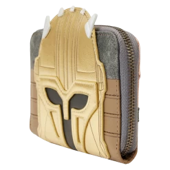 Star Wars Celebration Armorer Cosplay Zip Around Wallet - Loungefly.com Exclusive -Toy World Shop STWA0236 LFSTARWARSTHEMANDALORIANSWCARMORERCOSPLAYWALLET0232SIDE