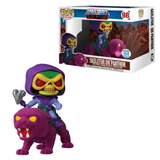 FUNKO Skeletor On Panthor (Flocked) [-Shop]