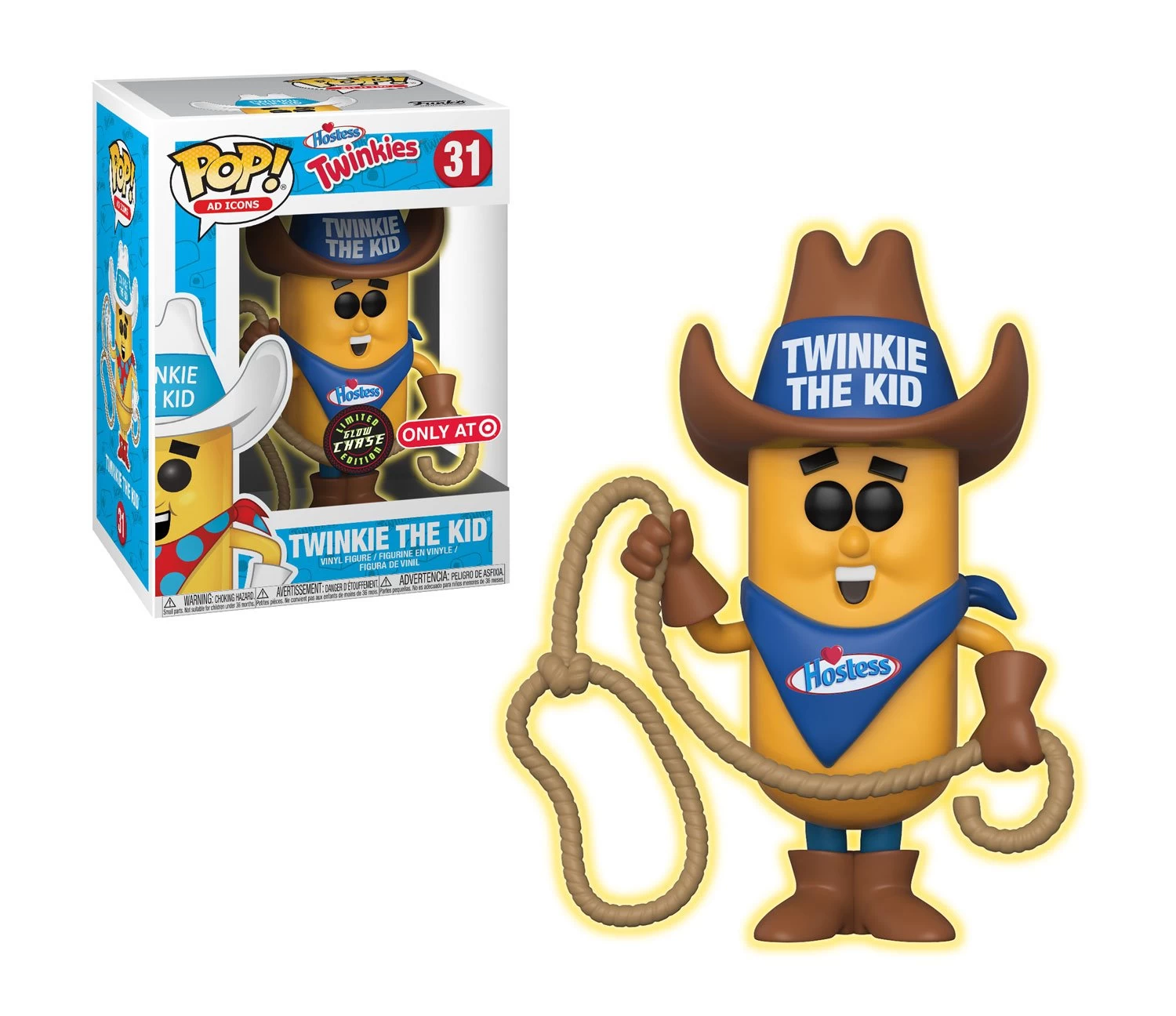 FUNKO Twinkie The Kid (Glow In The Dark) (Logo Bandana) - Chase Target Exclusive
