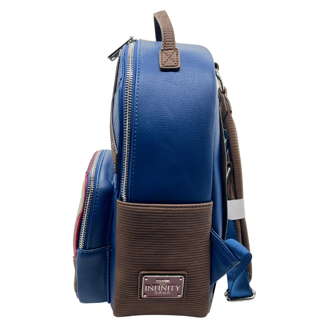 Loungefly Captain America Infinity Saga Mini Backpack- Shop Hippo Exclusive 5 Loungefly Captain America Infinity Saga Mini Backpack- Shop Hippo Exclusive - Image 3