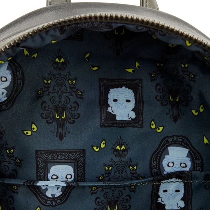 LOUNGEFLY Funko Pop! ByHaunted Mansion Hitchhiking Ghosts Glow Mini Backpack 8 LOUNGEFLY Funko Pop! ByHaunted Mansion Hitchhiking Ghosts Glow Mini Backpack - Image 6