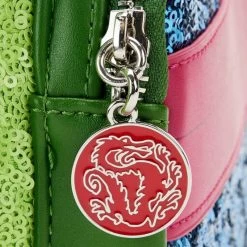 Exclusive - Mulan Sequin Mini Backpack - Loungefly.com Exclusive -Toy World Shop WDBK2794 5