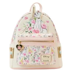 LOUNGEFLY Aristocats Duchess In Paris Floral AOP Mini Backpack (Exclusive)