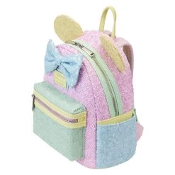 Limited Edition Exclusive - Minnie Mouse Pastel Sequin Mini Backpack - Loungefly.com Exclusive -Toy World Shop WDBK3001 LFDISNEYMINNIEPASTELSEQUINMINIBACKPACK0722QUARTER